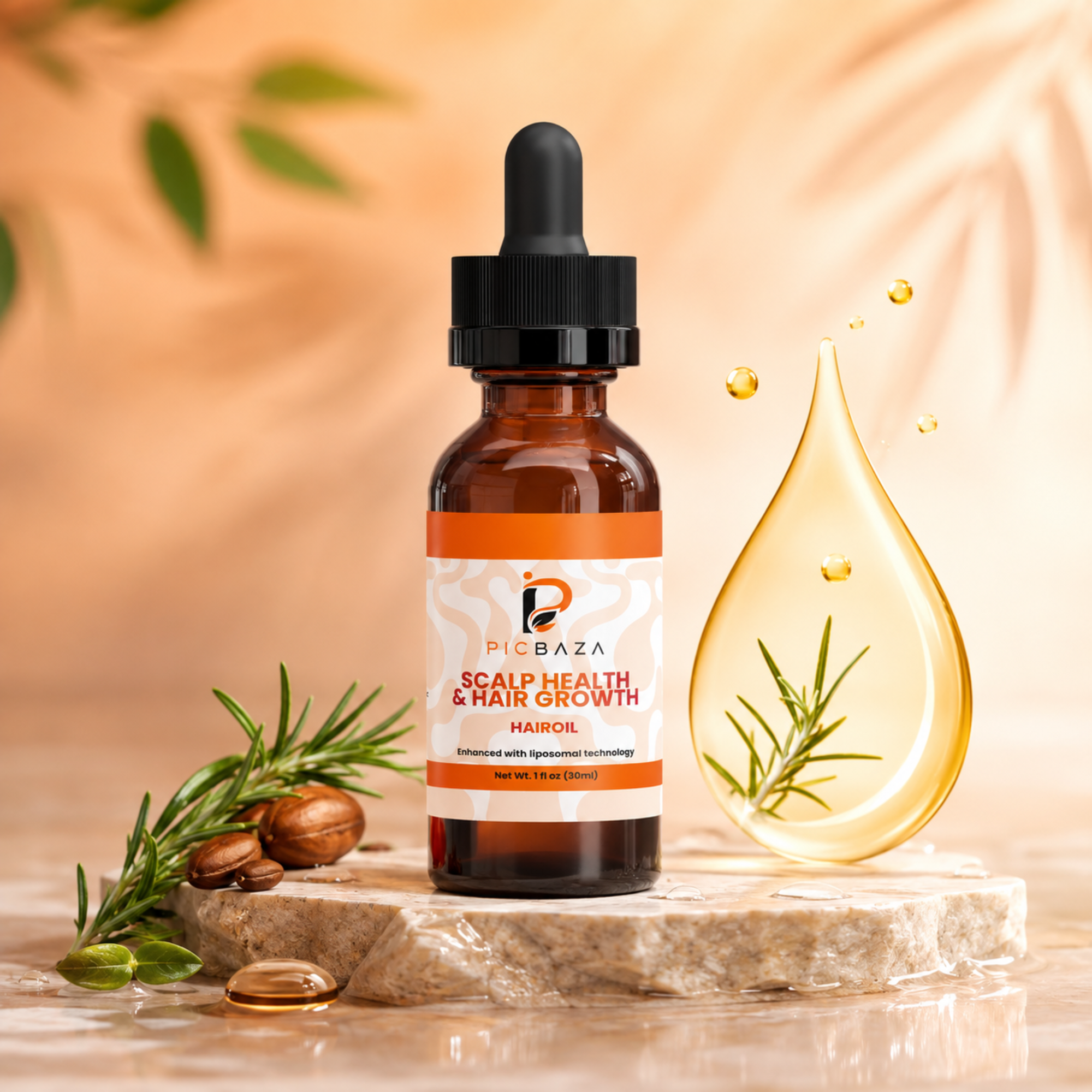 Picbaza Scalp Health & Hair Growth Hair Oil